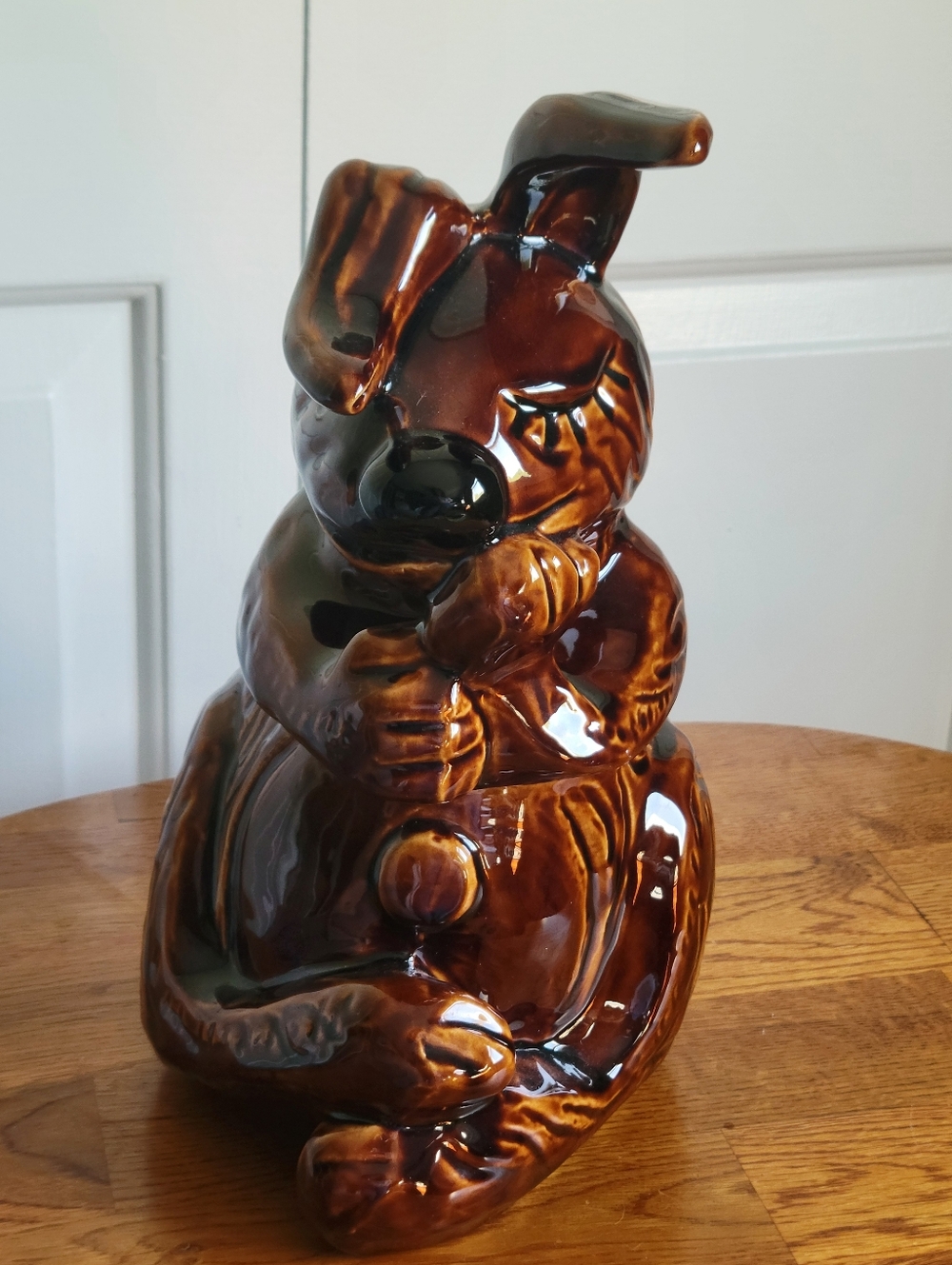 Vintage Doranne Of California Thinking Bunny Cookie Jar